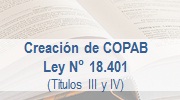 Ley 18.401 - Creaci�n COPAB 